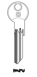 Afbeelding van Silca Cilindersleutel staal LP59R (LIPS CONTROL)