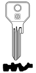 Afbeelding van Silca Cilindersleutel brass CS194