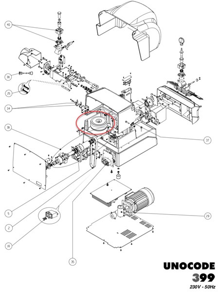 Afbeelding van Silca transformator 230/18-24V voor Unocode 399 D914199ZR