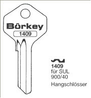 Afbeelding van Borkey 1409 Cilindersleutel voor SUL 900/40
