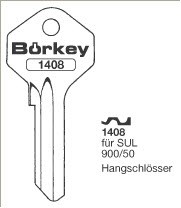 Afbeelding van Borkey 1408 Cilindersleutel voor SUL 900/50