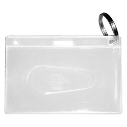 Afbeelding van Kevron badge/creditcard-Houder transparant (zacht plastic)