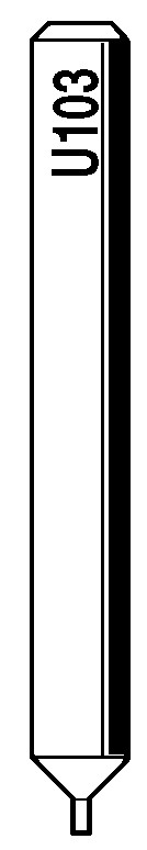 Afbeelding van Silca taster U103 D711108ZB - D911108ZB