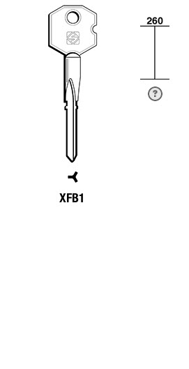 Afbeelding van Silca Stersleutel ijzer XFB1