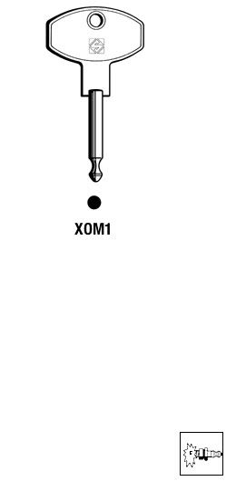 Afbeelding van Silca Contactsleutel ijzer XOM1