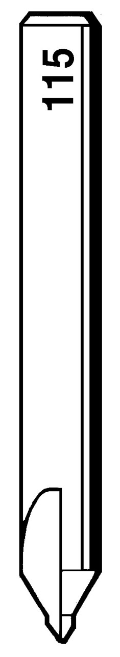 Afbeelding van Silca frees H115 FOR QUATTROCODE D709511ZB