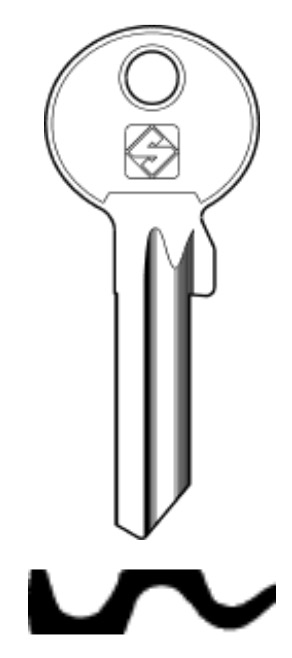 Afbeelding van Silca Cilindersleutel staal ZE1RX