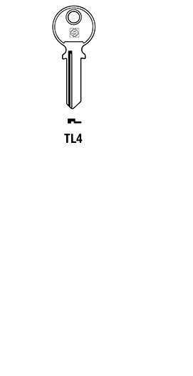 Afbeelding van Silca Cilindersleutel staal TL4