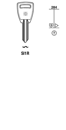 Afbeelding van Silca Cilindersleutel staal SI1R