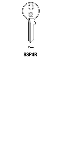 Afbeelding van Silca Cilindersleutel staal SSP4R