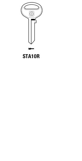 Afbeelding van Silca Cilindersleutel staal STA10R