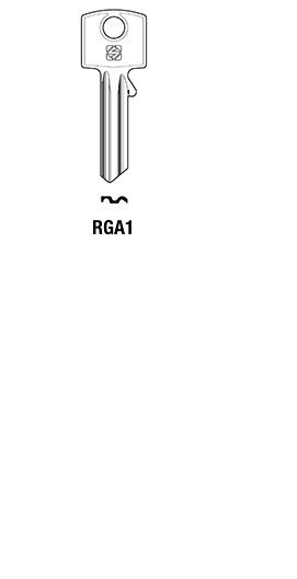 Afbeelding van Silca Cilindersleutel staal RGA1