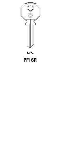 Afbeelding van Silca Cilindersleutel staal PF16R