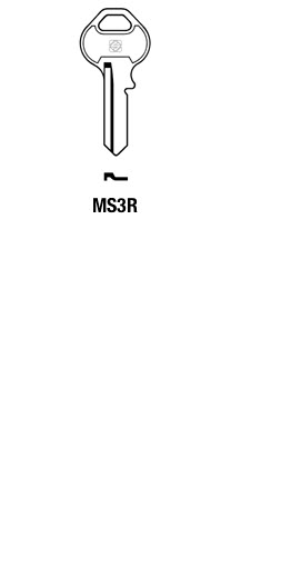 Afbeelding van Silca Cilindersleutel staal MS3R