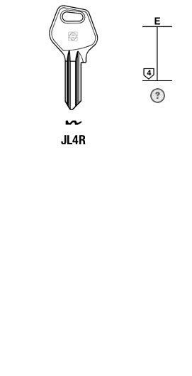 Afbeelding van Silca Cilindersleutel staal JL4R