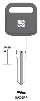 Afbeelding van Silca Fietssleutel staal plastic kop GAD2RP