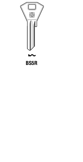 Afbeelding van Silca Cilindersleutel staal BS5R