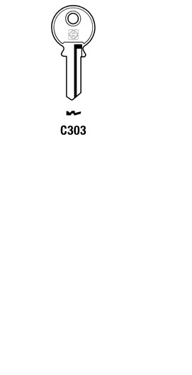Afbeelding van Silca Cilindersleutel staal C303