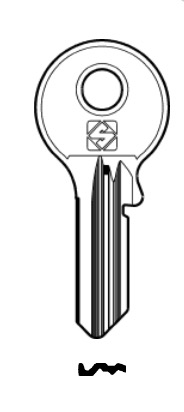 Afbeelding van Silca Cilindersleutel staal AB53