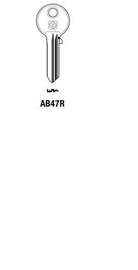 Afbeelding van Silca Cilindersleutel staal AB47R