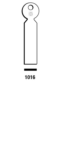 Afbeelding van Silca Cilindersleutel staal 1016