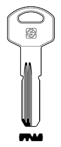 Afbeelding van Silca Boringsleutel brass DIR4R