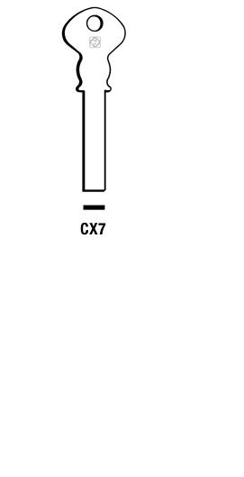 Afbeelding van Silca Cilindersleutel ijzer CX7