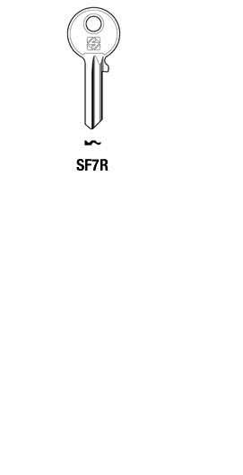 Afbeelding van Silca Cilindersleutel brass SF7R