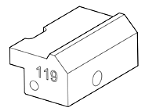 Afbeelding van Silca Futura adapter 119 D7A1553ZB