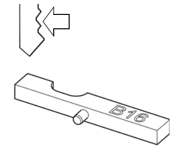 Afbeelding van Silca Futura adapter B16 - D752566ZB