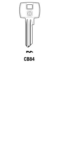 Afbeelding van Silca Cilindersleutel brass CB84