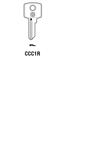 Afbeelding van Silca Cilindersleutel brass CCC1R