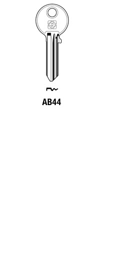 Afbeelding van Silca Cilindersleutel brass AB44