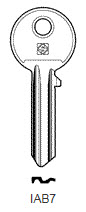 Afbeelding van Silca Cilindersleutel brass IAB7