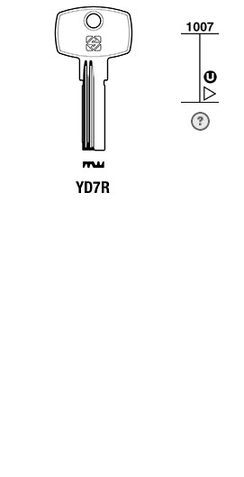 Afbeelding van Silca Boringsleutel brass YD7R