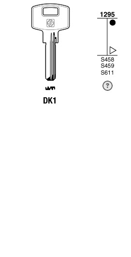 Afbeelding van Silca Boringsleutel brass DK1