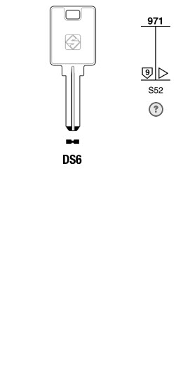 Afbeelding van Silca Boringsleutel brass DS6