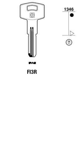 Afbeelding van Silca Boringsleutel brass FI3R