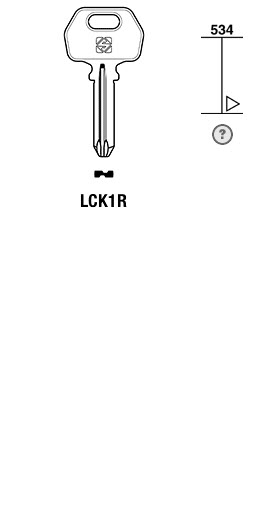 Afbeelding van Silca Boringsleutel brass LCK1RX