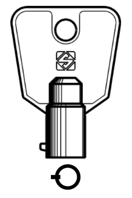 Afbeelding van Silca Tubularsleutel brass LYF1T