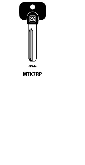 Afbeelding van Silca Boringsleutel nikkel MTK7RP