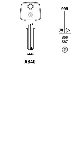 Afbeelding van Silca Boringsleutel brass AB40