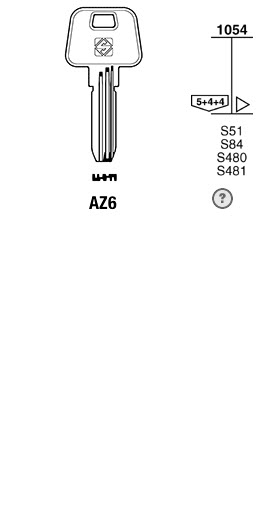 Afbeelding van Silca Boringsleutel brass AZ6