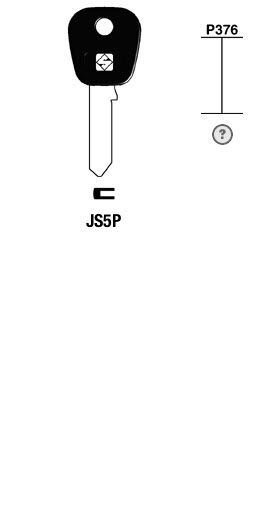 Afbeelding van Silca Banensleutel brass JS5P