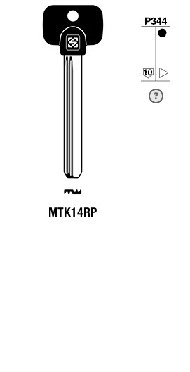 Afbeelding van Silca Banensleutel brass MTK14RP