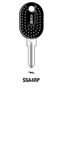 Afbeelding van Silca Autosleutel plastic kop staal SSA4RP