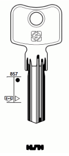 Afbeelding van Silca Boringsleutel brass WK95 (W3600)