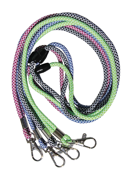 Afbeelding van Set lanyards koord 4 kleuren (10 stuks)