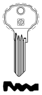 Afbeelding van Silca Cilindersleutel brass ULT2