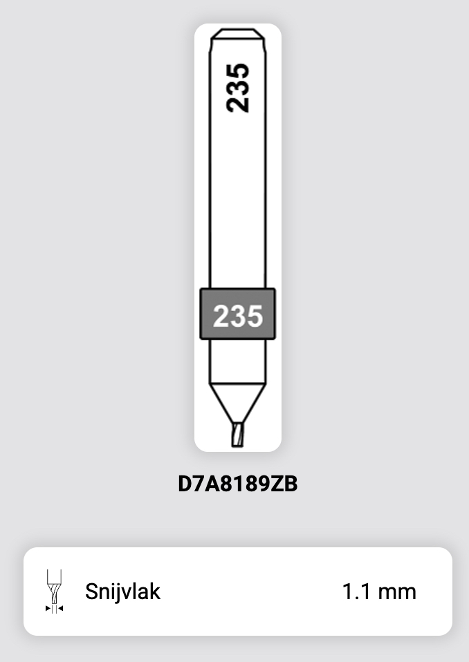 Afbeelding van Silca QCD frees 235 - D7A8189ZB